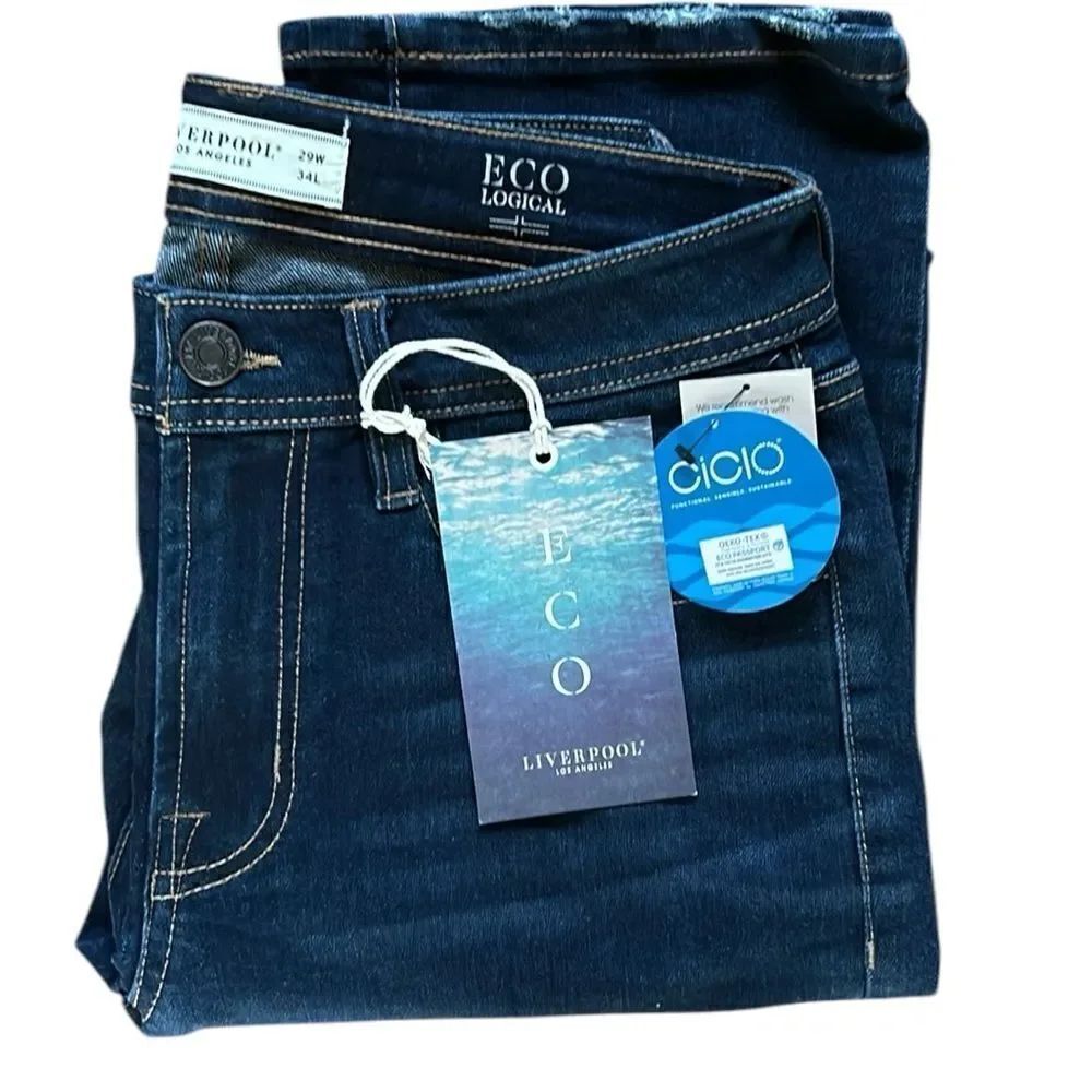 NEW Liverpool Mens Relaxed Straight Jeans